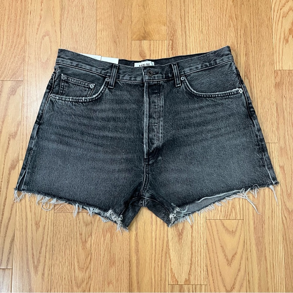 Agolde Dee Grey Jean Short Moxy - Picture 3 of 13